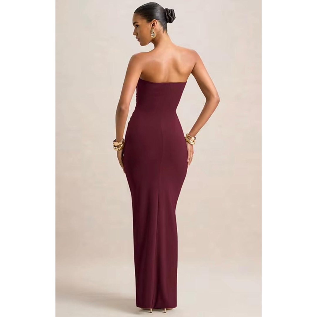 VESTIDO DE NOCHE DISEÑO AJUSTADO