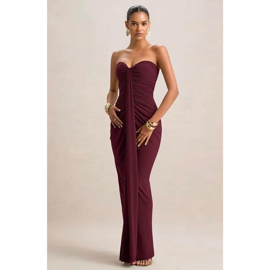 VESTIDO DE NOCHE DISEÑO AJUSTADO