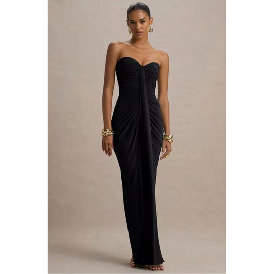 VESTIDO DE NOCHE DISEÑO AJUSTADO