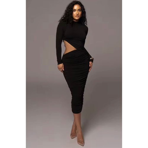 VESTIDO MIDI AJUSTADO